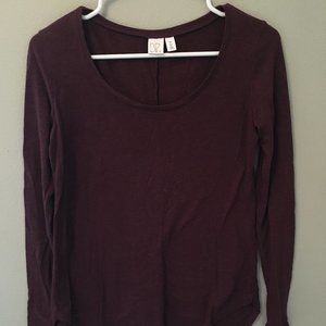 Burgundy Long Sleeve